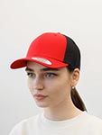 Бейсболка FLEXFIT арт. 6606T (красный / черный)